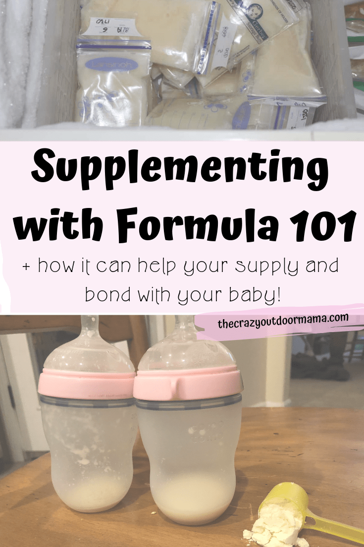 can you supplement breastmilk with formula