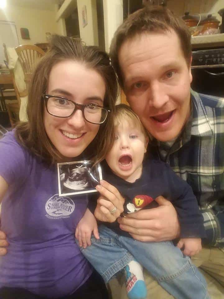 Twin announcement picture.