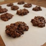 Healthy, No Bake, Dairy Free Lactation Cookies ready to eat!