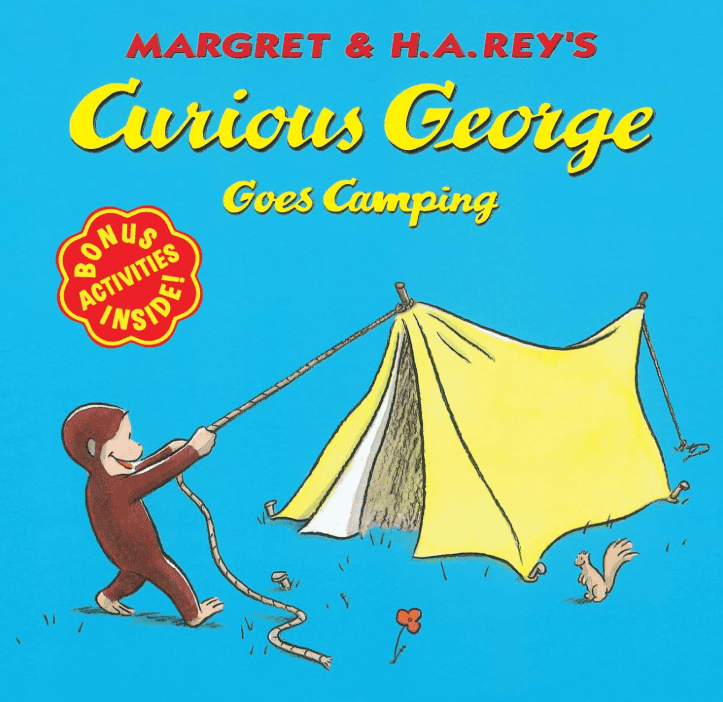 Curious George Goes Camping book cover