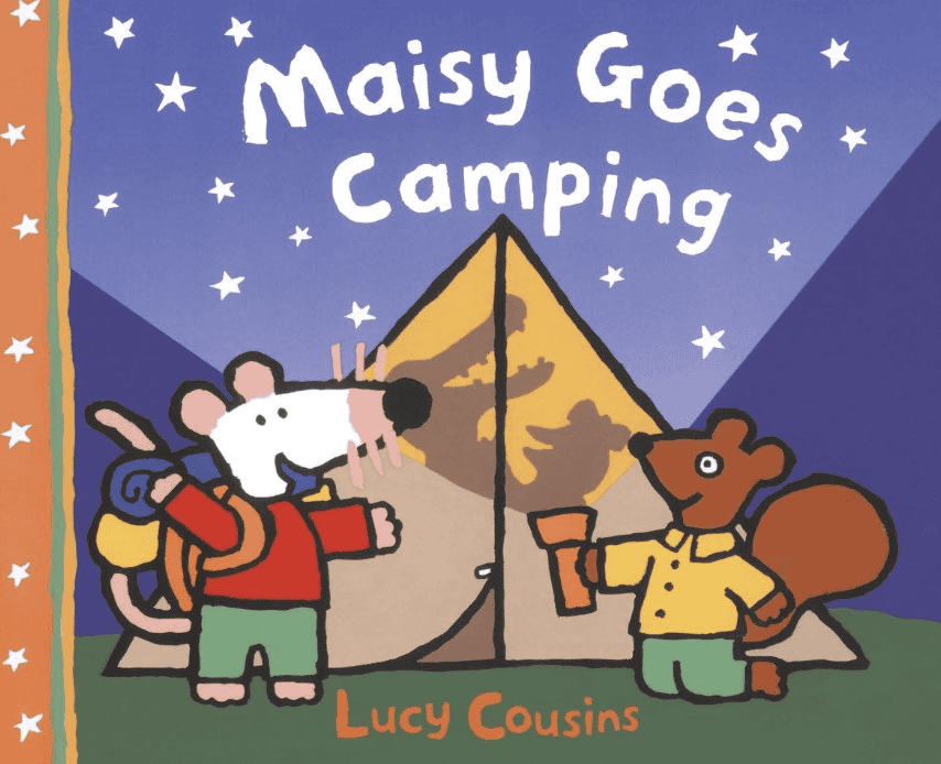 Maisy Goes Camping book cover - fun camping book for toddlers ages 2-4
