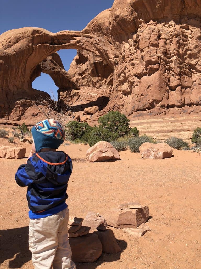 Double Arch in Arches National Park