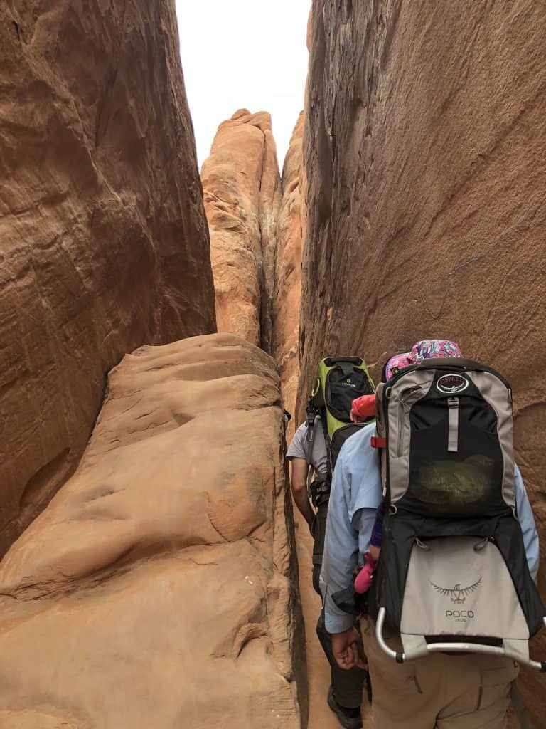 Hikes with kids in Arches National Park, Sand dune arch