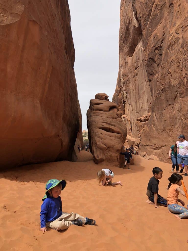 Hikes with kids in Arches National Park