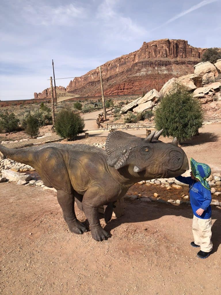 Ideas for kids in Moab -Dinosaur park!