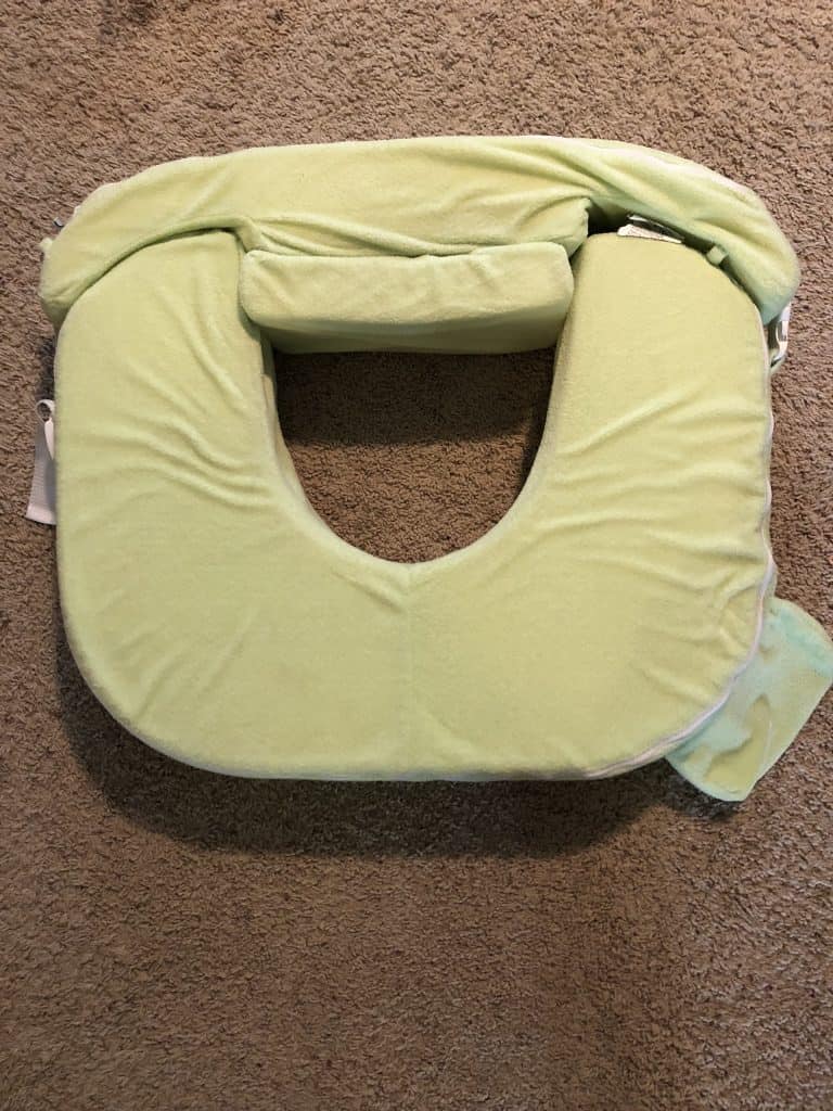 My Breast Friend Nursing Pillow review, good back support