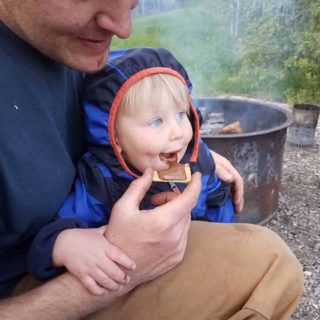 food to bring when camping with kids - smores!