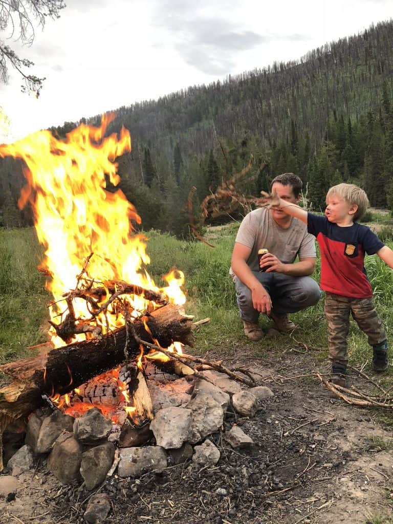 campfires with kids