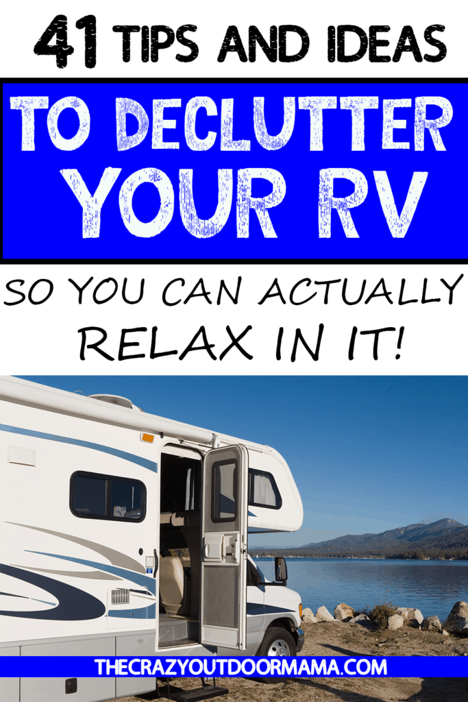 rv organizing tips and hacks to save space in travel trailer
