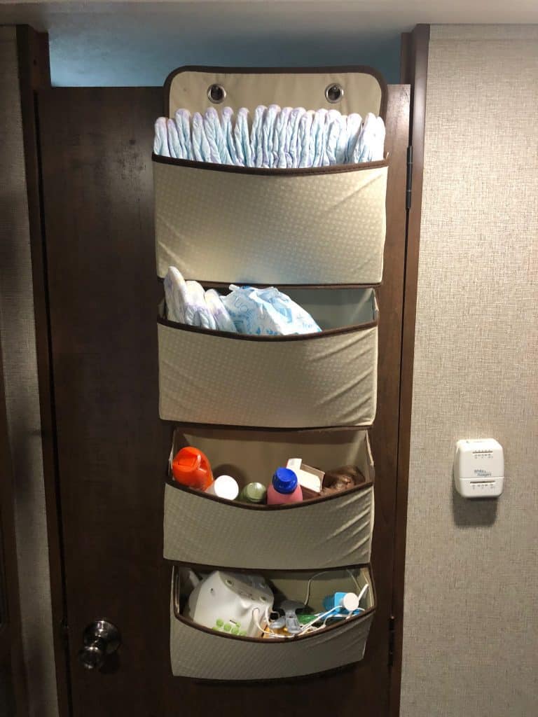 over the door organizer for camper clothes