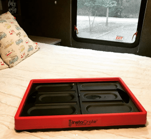how to declutter counter items in rv
