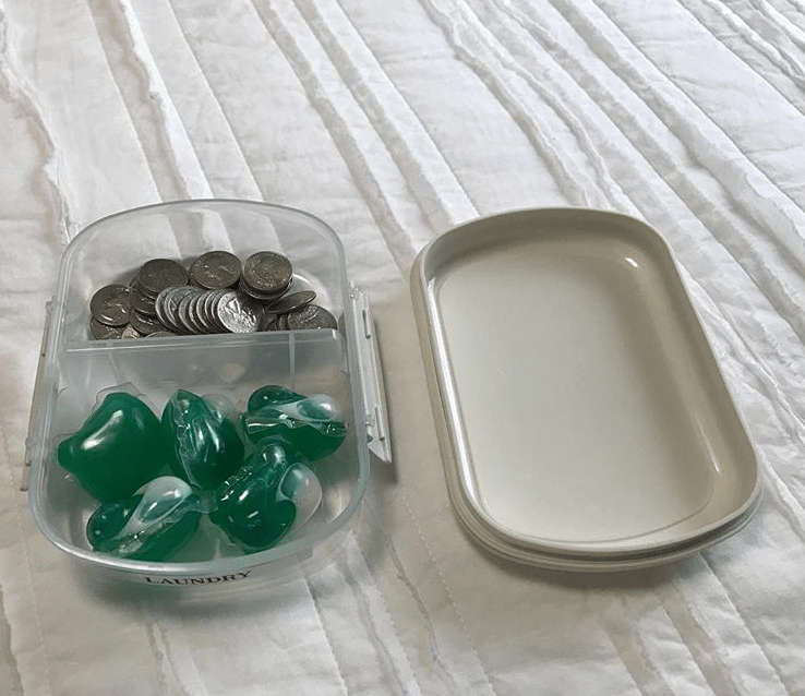 laundry coin op organizing idea