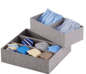 clothes storage idea for camper
