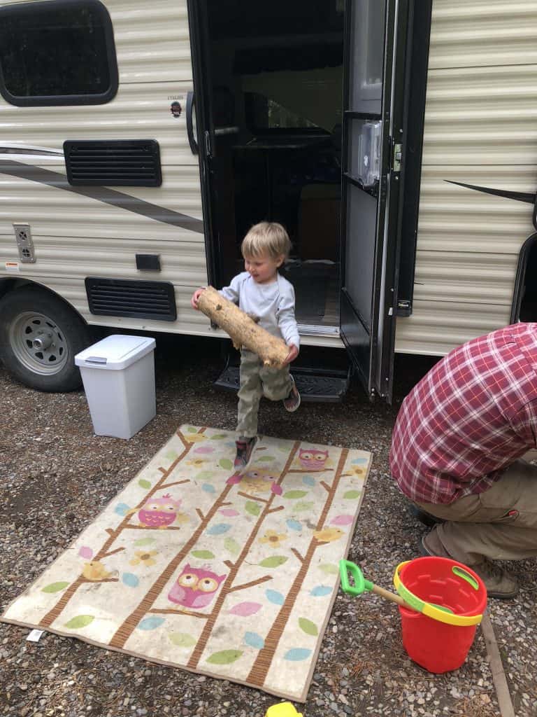 keep kids busy around camp with fun chores