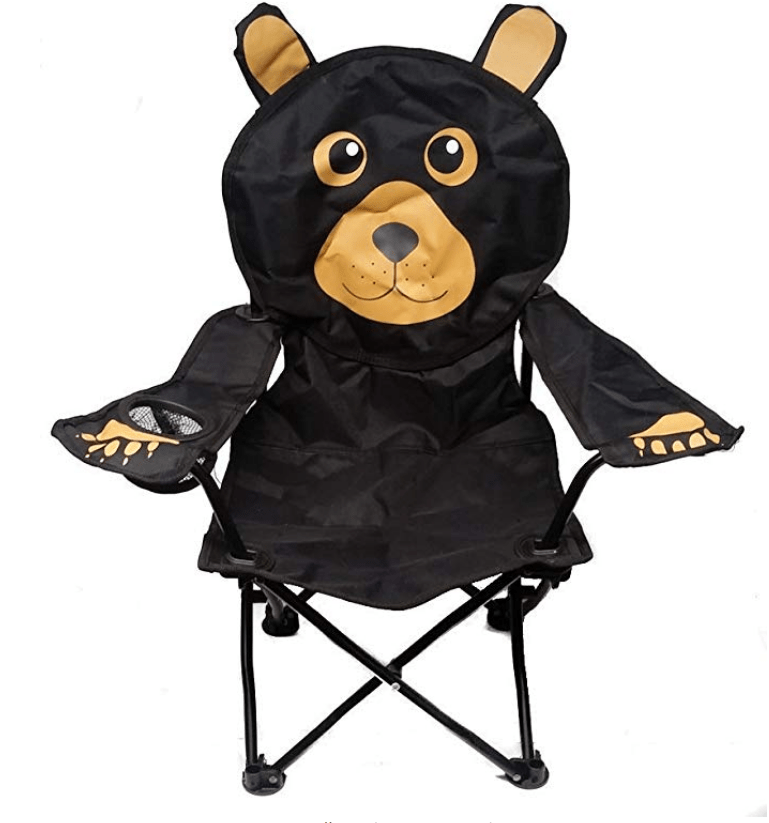best toddler camping chair with a bear