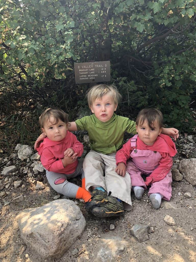 amphitheater lake hike with kids grand teton national park