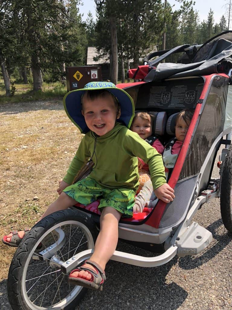 thule chariot gear for taking baby camping