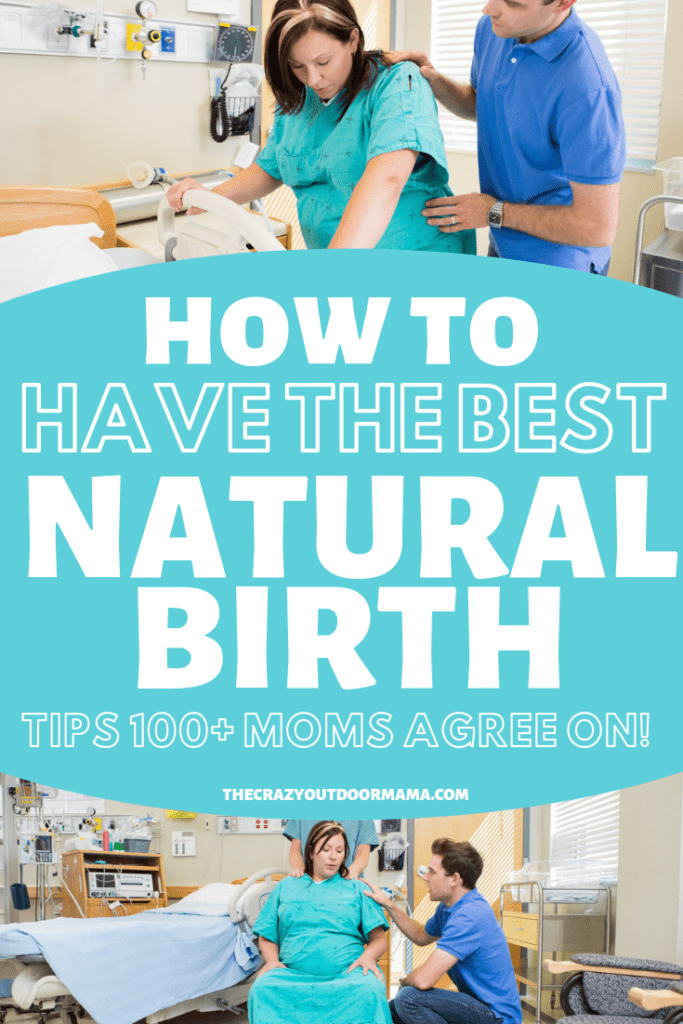 Learn how to have an amazing labor and delivery naturally with these tips! Find out the best positions for labor, how to manage pain relief, and get a free printable natural birth plan pdf to bring to the hospital so that everyone knows what your birth plan is!