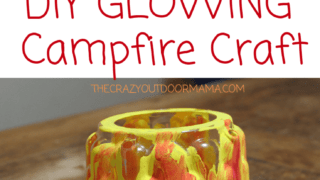 Easy and Fun GLOWING Campfire Craft (Paper Free Upcyle They'll Love!)