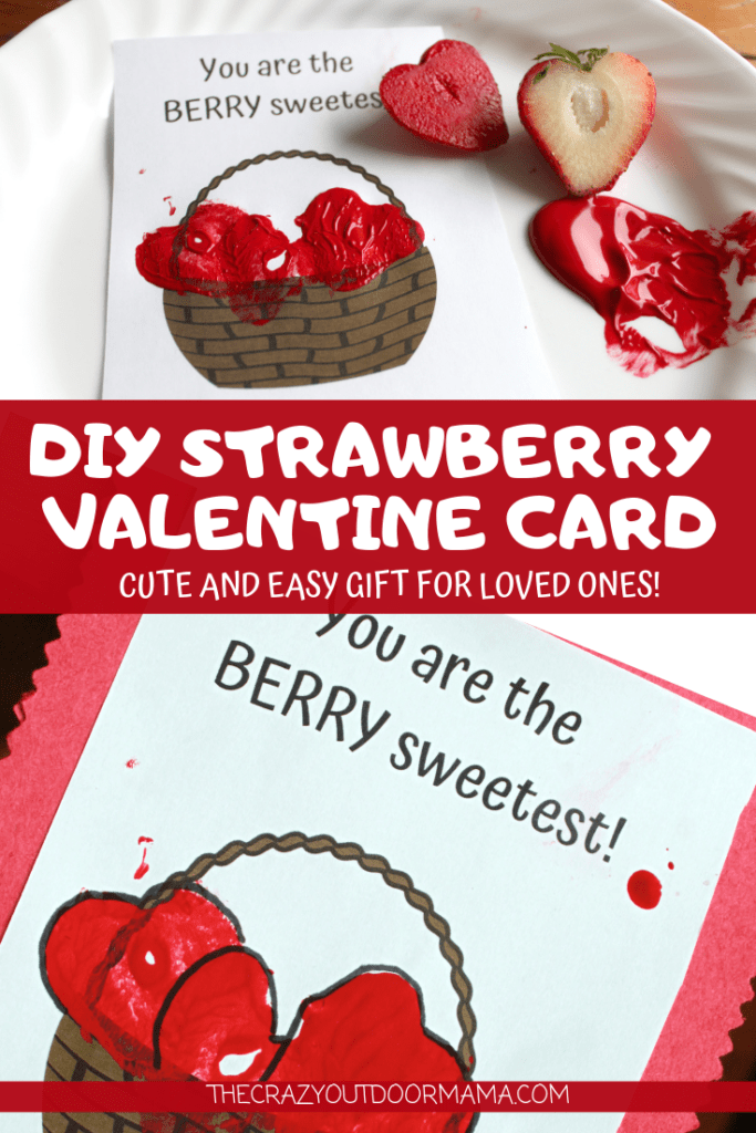 This is a perfect valentines craft from the kids to gift to a parent, teacher or friend! Kids will love this sensory play in making their very own diy valentine card for someone special!