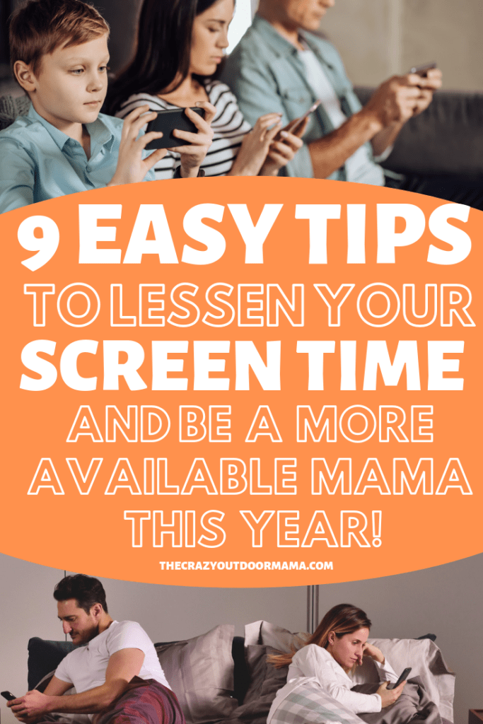 this new years learn how to reduce your screen time to make you a happier, more available mom whether you work or stay at home!