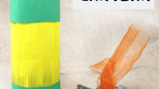 Cute Camping Craft For Kids: Glowing Camping Lantern (Made from a Water Bottle!)