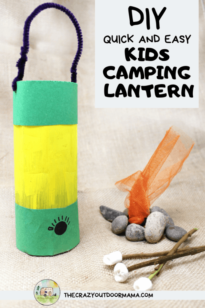 kids camp camping lantern craft 