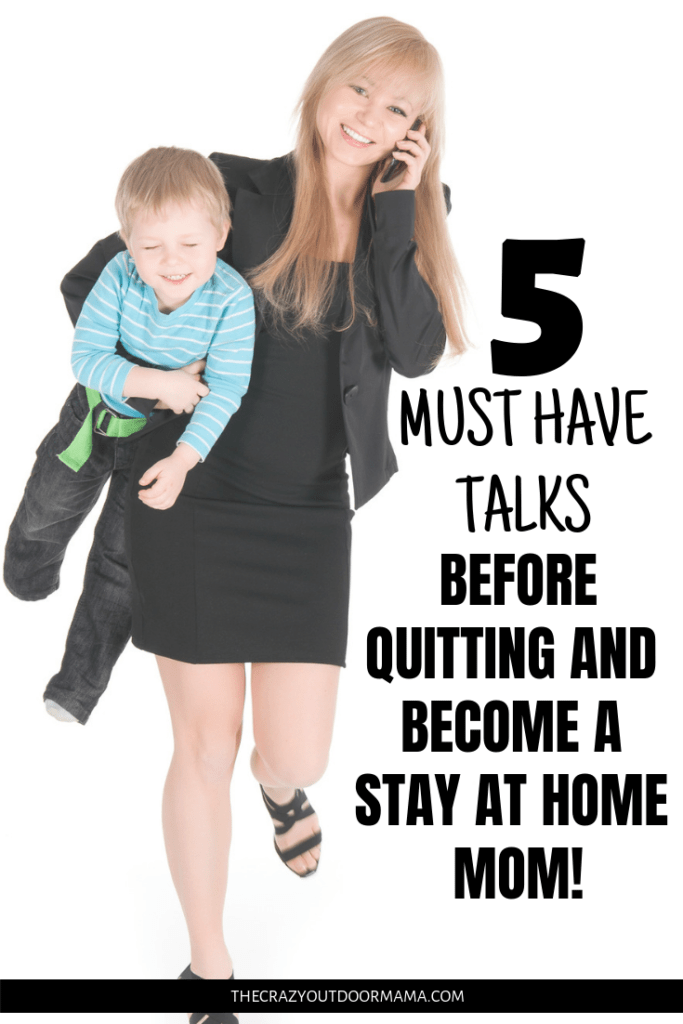When you make the choice to live on one income and become a stay at home mom, the benefits for the family are awesome... but it can feel pretty hard to survive on one income first! check out the convos to have before making the dive to stay at home!