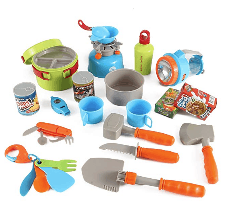 fun camping toys for kids 20 piece set