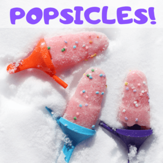 fun snow dessert popsicles for kids that are easy to make