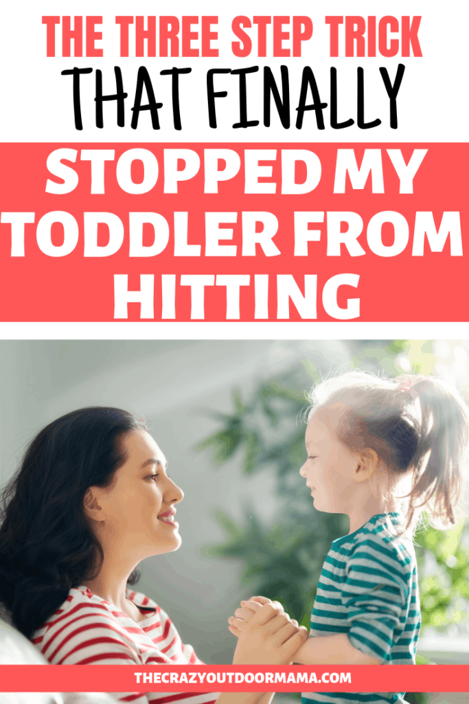 how to help a toddler stop hitting when mad or for fun