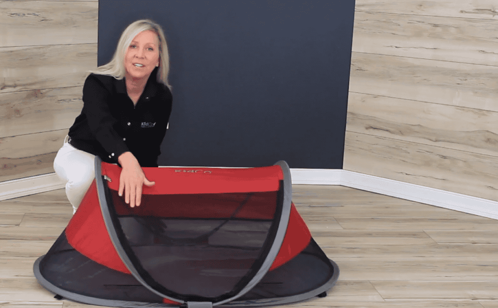 kidco peapod setup for toddler camping bed