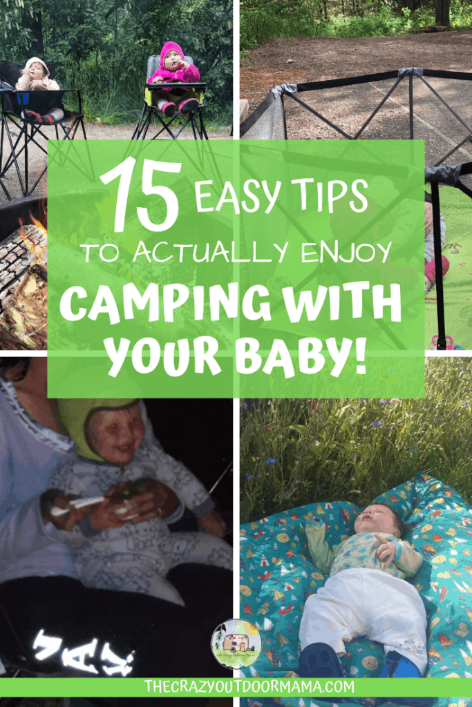 camping with baby and newborn tips