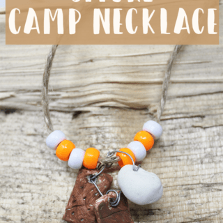 s'more craft for kids smore necklace diy summer camp for kids