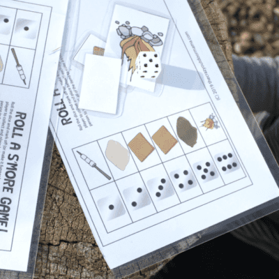 roll a a smore game printable