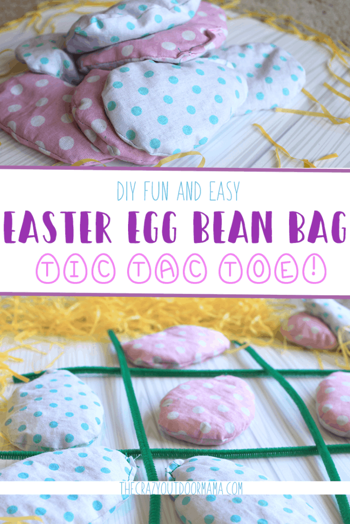 easter egg bean bag tic tac toe games for kids