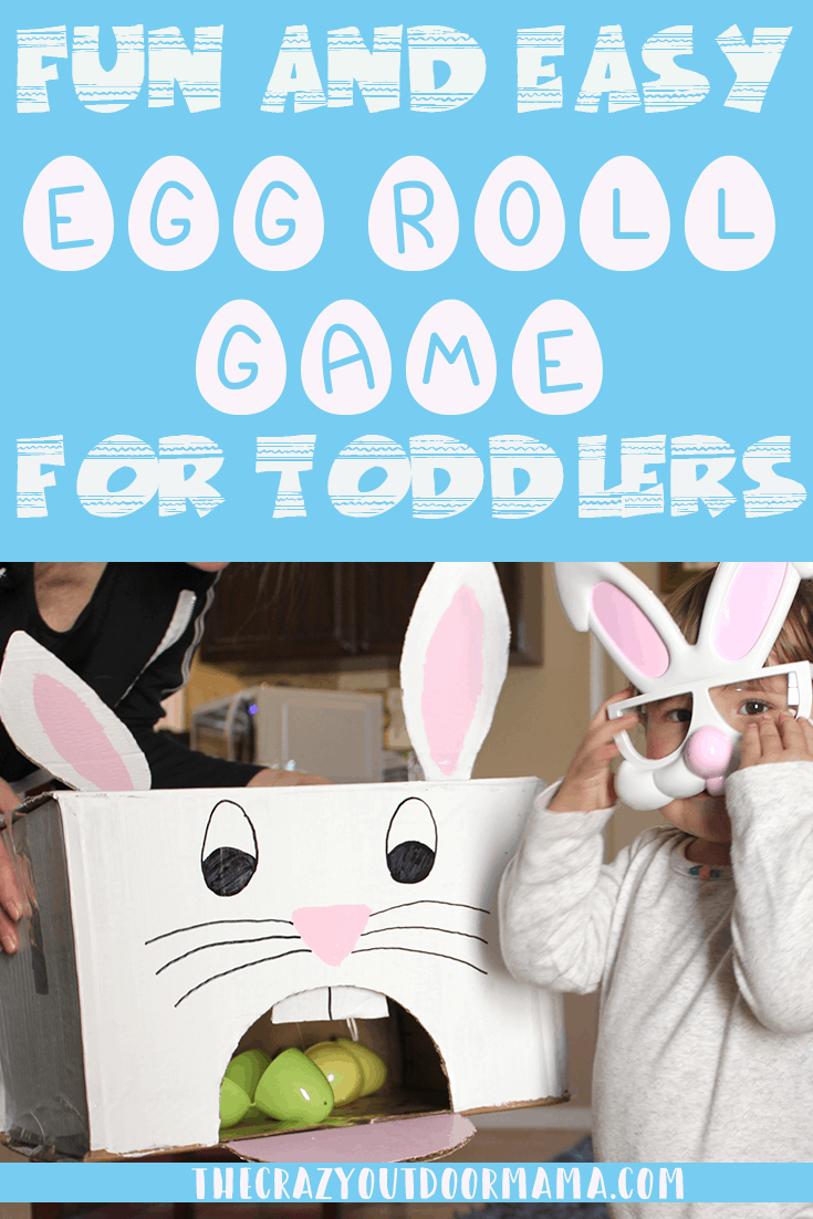 Cute and Easy DIY Easter Egg Roll Game for Toddlers! The Crazy