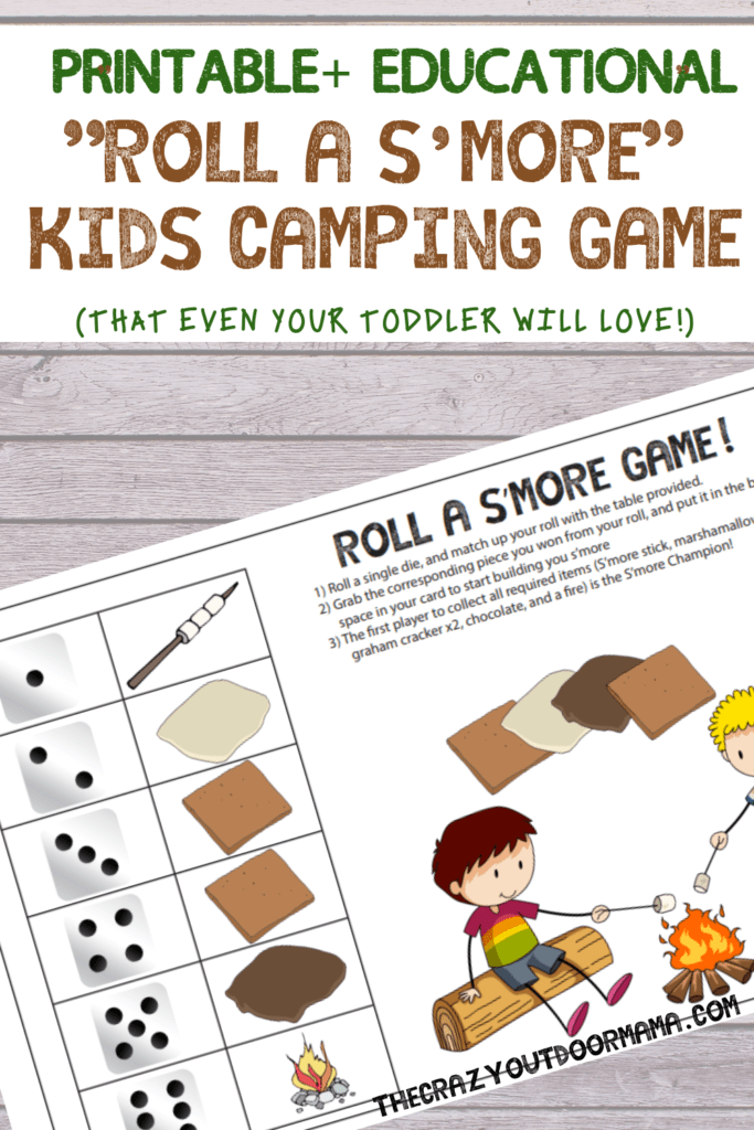kids camping game printable