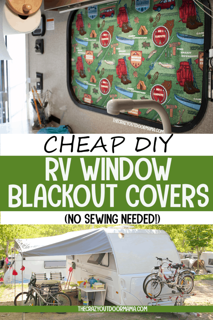 cheap and easy no sew blackout window covers for travel trailer