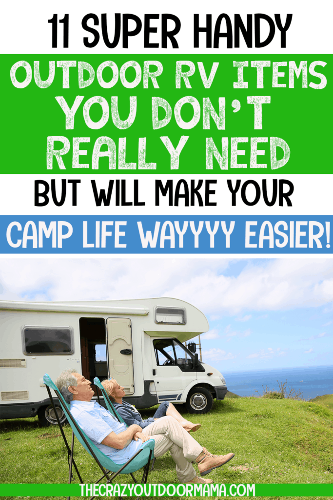 how to have an easy relaxing time camping in your rv with these rv product hacks