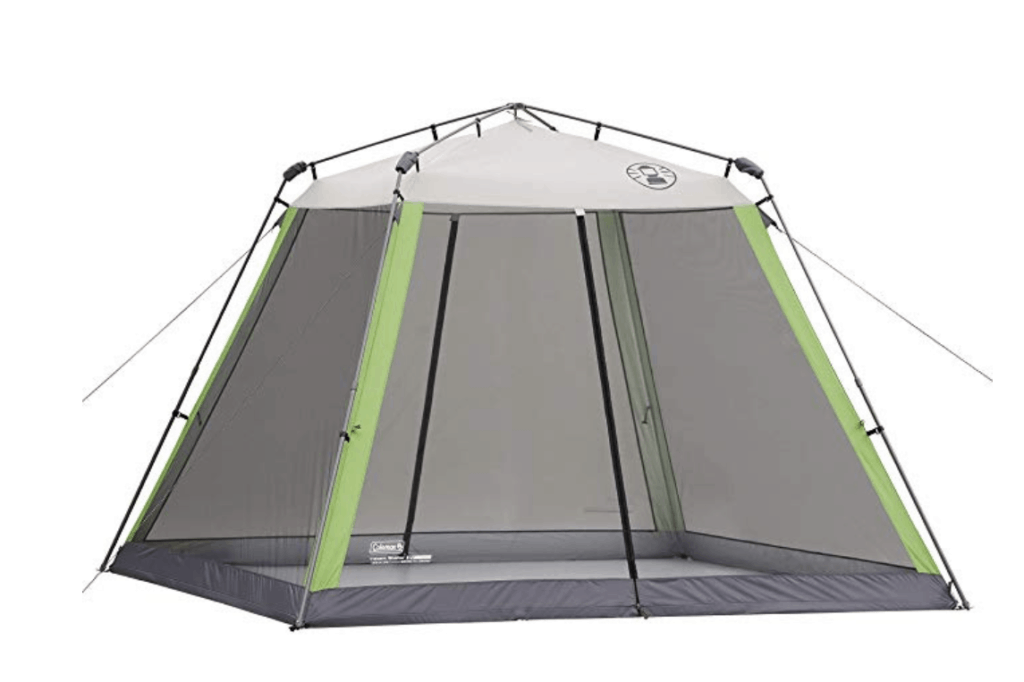 coleman pop up tent for rvs outside