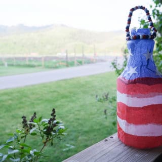 pretty 4th of july home decor diy for kids or adults