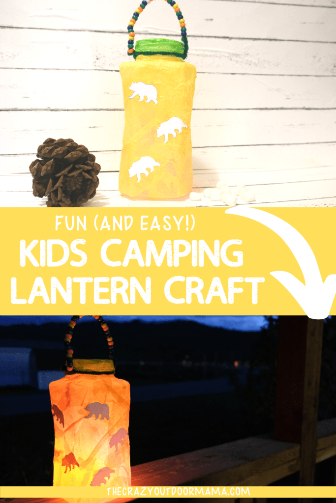 KIDS CAMPING lyhty CRAFT