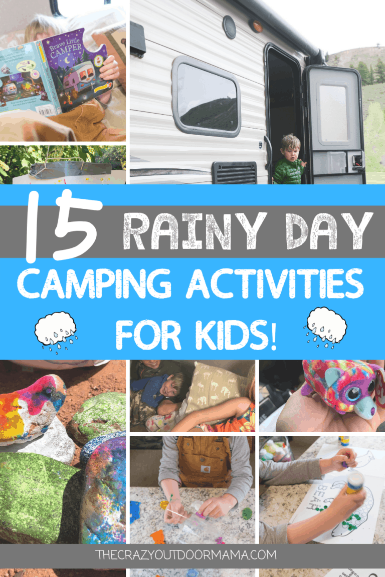 16 Fun and Cheap Rainy Day Camping Ideas for Kids [PDF Printables