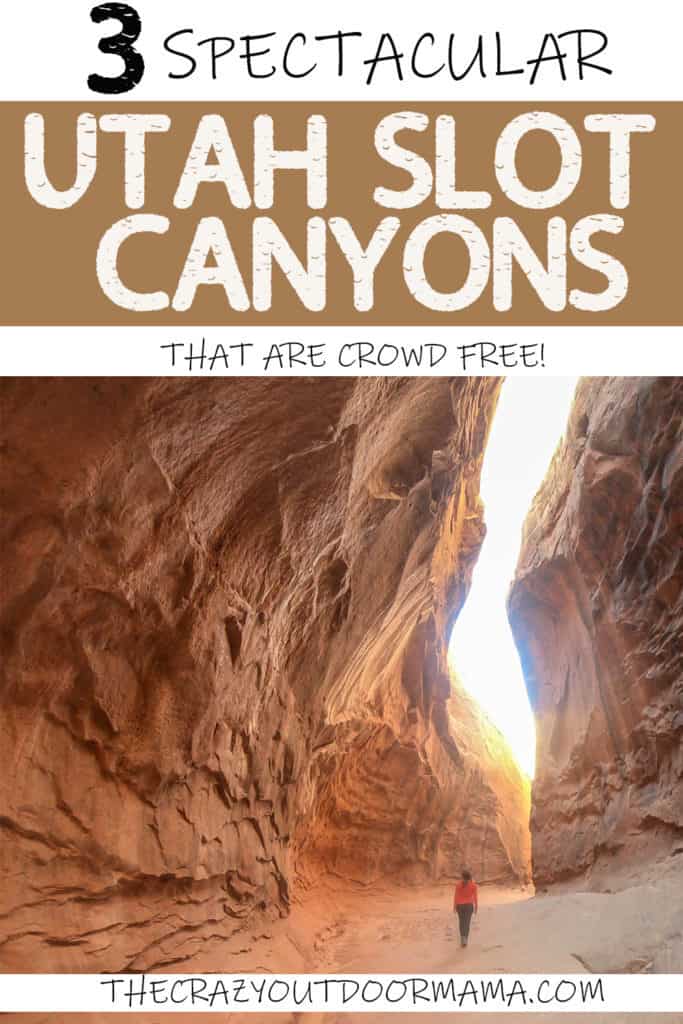 easy slot canyons for kids and family in southern utah near zion and goblin valley