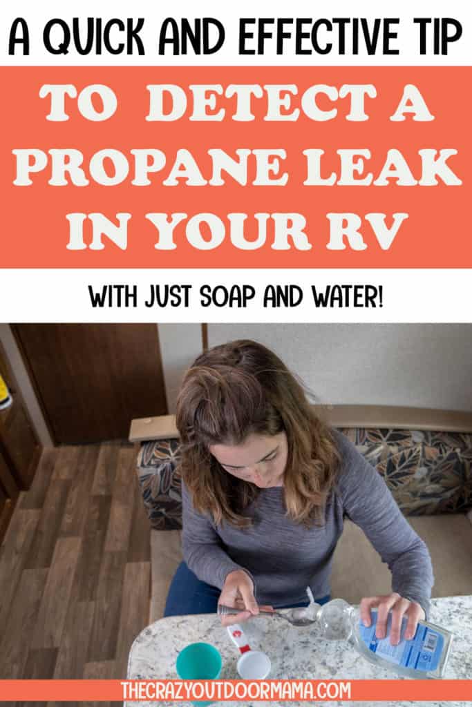 how to find propane leak in travel trailer