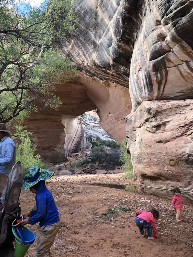 kachina land bridge in natural bridges national monument