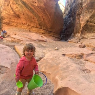 utah slot canyons for families and kids