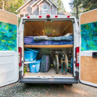 custom van with internal bike and gear storage josh phelps