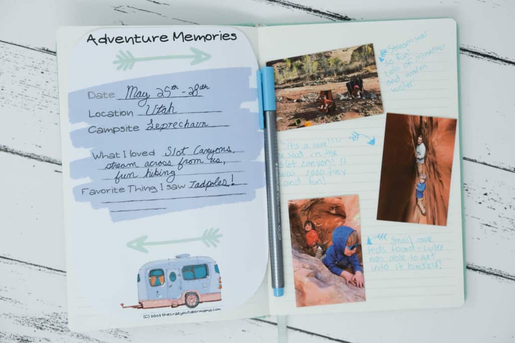 DIY Camping Travel Journal [Free PDF Printable Templates!] The Crazy